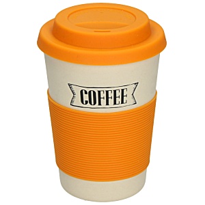 DISC Small Bamboo Coffee Take-Away Cup - Beige Main Image
