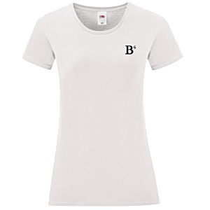 Fruit of the Loom Women's Iconic T-Shirt - White Main Image