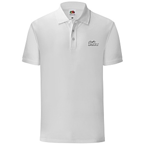 Fruit of the Loom Iconic Polo - White - Embroidered Main Image