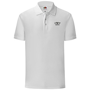 Fruit of the Loom Iconic Polo - White - Printed Main Image
