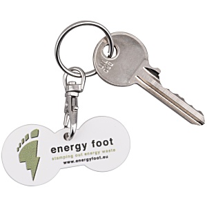 DISC Eco Multi Euro Trolley Coin Keyring Main Image