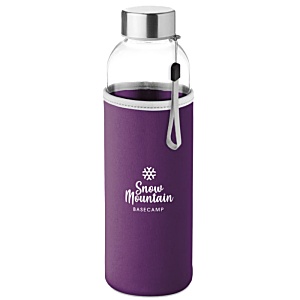 Utah Glass Water Bottle with Neoprene Pouch Main Image