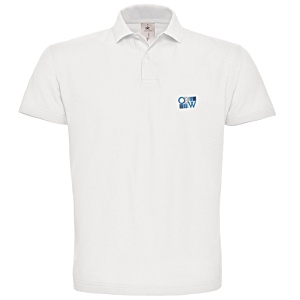 SUSP B&C Polo - White - Embroidered Main Image