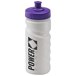 Recycled Finger Grip Sports Bottle - Push Pull Cap Main Image