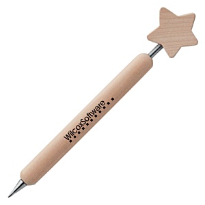 DISC Wooden Star Pen Main Image