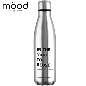 Mood Vacuum Insulated Bottle - Stainless Steel - Printed Main Image