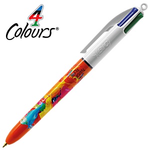 BIC® 4 Colours Fine Point Pen - Digital Wrap Main Image
