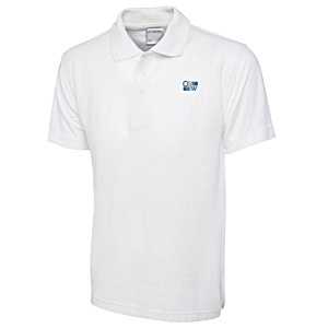 SUSP Uneek Value Polo - White - Embroidered Main Image