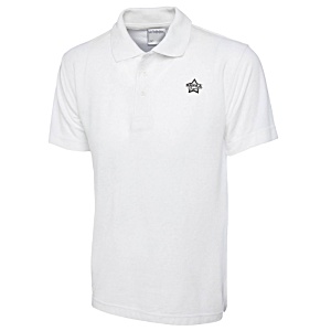 SUSP Uneek Value Polo - White - Printed Main Image