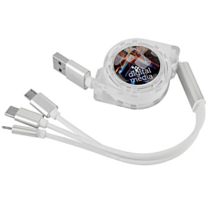 3-in-1 Reel Charging Cable Main Image