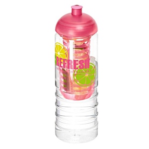 DISC Treble Fruit Infuser Sports Bottle - Domed Lid Main Image