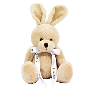 15cm Rabbit with Bow - Beige Main Image