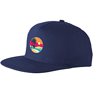 DISC Flat Visor Baseball Cap - Full Colour Transfer Main Image