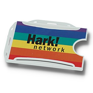 Recycled ID Card Holder - Rainbow Design Main Image