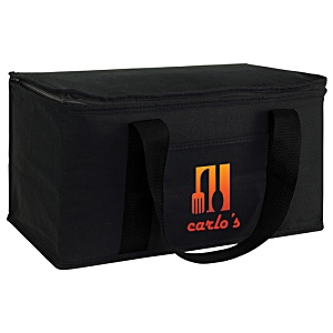 Marden 12 Can Cotton Cooler Bag - Full Colour Main Image