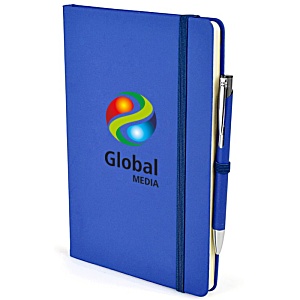 A5 Soft Touch Notebook with Colour Matt Pen - Digital Print Main Image