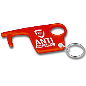 Antimicrobial Hygiene Hook Keyring - Colours Main Image