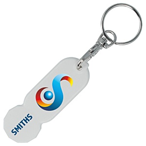 Antimicrobial Trolley Stick Keyring Main Image
