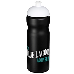 DISC 650ml Baseline Water Bottle - Domed Lid - Black Main Image