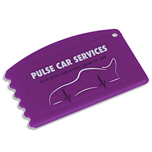 DISC Recycled Credit Card Ice Scraper - Colours Main Image