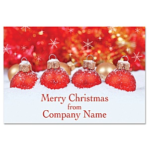 Christmas Cards - Personalised Card &  Message - Traditional Main Image