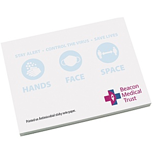 Antimicrobial A7 Sticky Notes - Full Colour Main Image