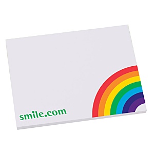 BIC® Sticky Notes - A7 - 50 Sheets - Rainbow Design Main Image