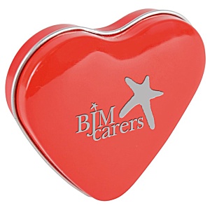 Heart Mint Tin - Engraved Main Image