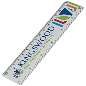 15cm Recycled Ruler - White Main Image