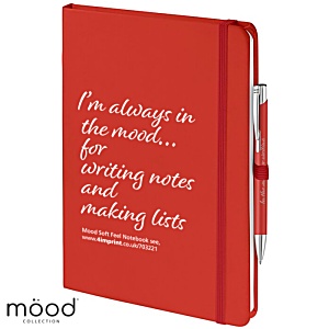 Mood Soft Feel Notebook & Engraved Pen Main Image