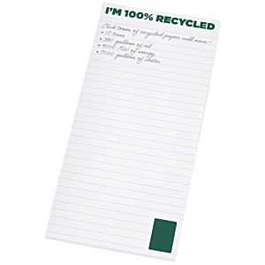 Slimline Recycled 50 Sheet Notepad Main Image