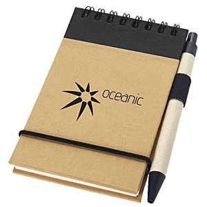 Colour Pop Recycled Jotter Pad & Pen - Budget Print Main Image