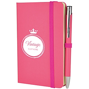 A6 Soft Touch Notebook with Colour Matt Pen Main Image