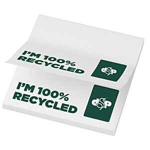 Square Recycled Sticky Notes - Printed - 50 Sheets Main Image