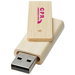 16gb Rotate Bamboo USB Flashdrive Main Image