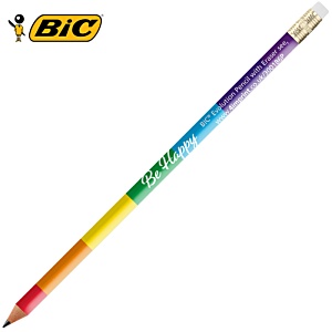 BIC® Evolution Pencil with Eraser - Rainbow Design Main Image