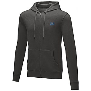 Theron Men's Zipped Hoodie - Embroidered Main Image