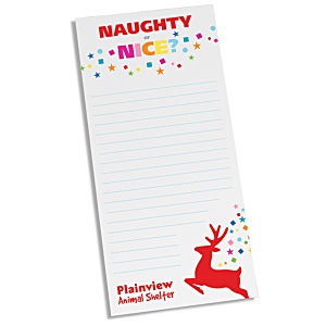 Slimline 50 Sheet Notepad - Christmas Design Main Image
