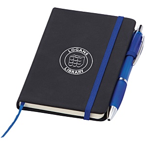 DISC Noir A6 Notebook with Curvy Pen - Clearance Main Image