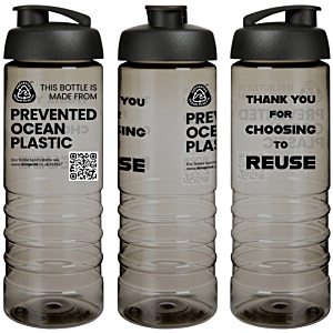 Eco Treble Sports Bottle - Flip Lid - Printed Main Image