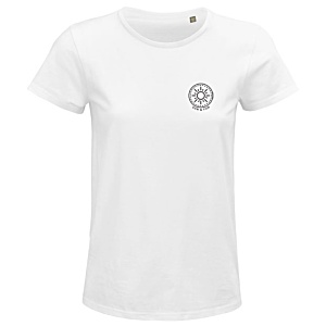 SOL's Crusader Women's Organic Cotton T-Shirt - White Main Image