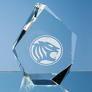 130mm Optical Crystal Facet Iceberg Award Main Image