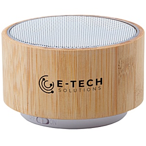 Light Up Bamboo Wireless Speaker - Printed Main Image