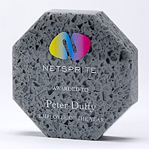 150mm Recycled Acrylic Octagon Award Main Image