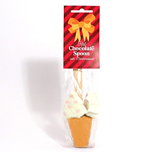 Gold Hot Chocolate Spoon with Mallows Main Image