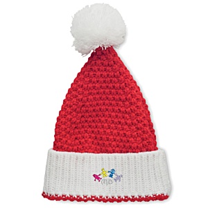 Chunky Knit Christmas Bobble Hat Main Image