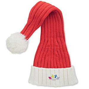 Long Christmas Knitted Beanie Main Image