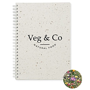 Seed Paper Cover Wiro Notebook Main Image
