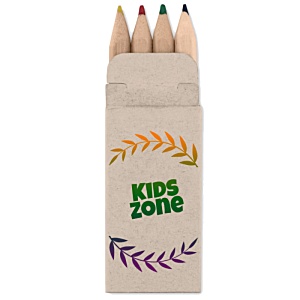 Pack of 4 Mini Coloured Pencils - Digital Print Main Image