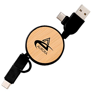 Warta Bamboo Extendable Charging Cable Main Image